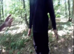 Групповуха из шлюхами в лесу